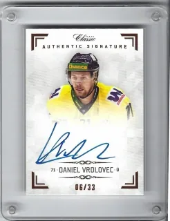 Vrdlovec Daniel OFS Chance Liga 2018-19 Authentic Signature xx/33 č.AS073